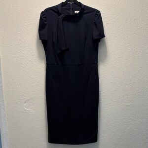 London Style Collection Size 14 Navy blue dress excellent condition